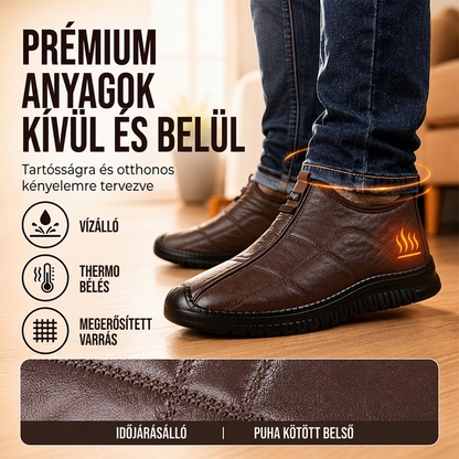 👟🌟 Férfi plüssbélésű csúszásmentes gyaloglócipő – Meleg, puha és stabil viselet téli sétákhoz✨