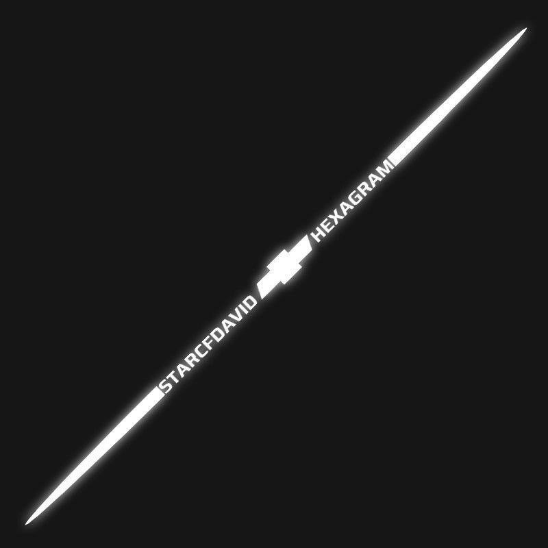 3D színes lézerfényvisszaverő autómatricák 4 db